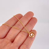 Cadena Aro Seguido Caracol 3.05g / 40cm / 1.1mm Plata Vermeil 925