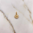 Dije Fe Medalla 1.05gr / 1.6cm / Circones Blancos Oro Amarillo 18K $