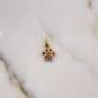 Dije Huella 0.55gr / 1.4cm / Circones Colores Oro Amarillo 18K #