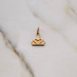 Dije Corona Corazon 0.45gr / 1.3cm / Plano Oro Amarillo 18K $