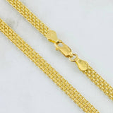 Cadena China 17.8gr / 70cm / Oro Amarillo +1 18K ©