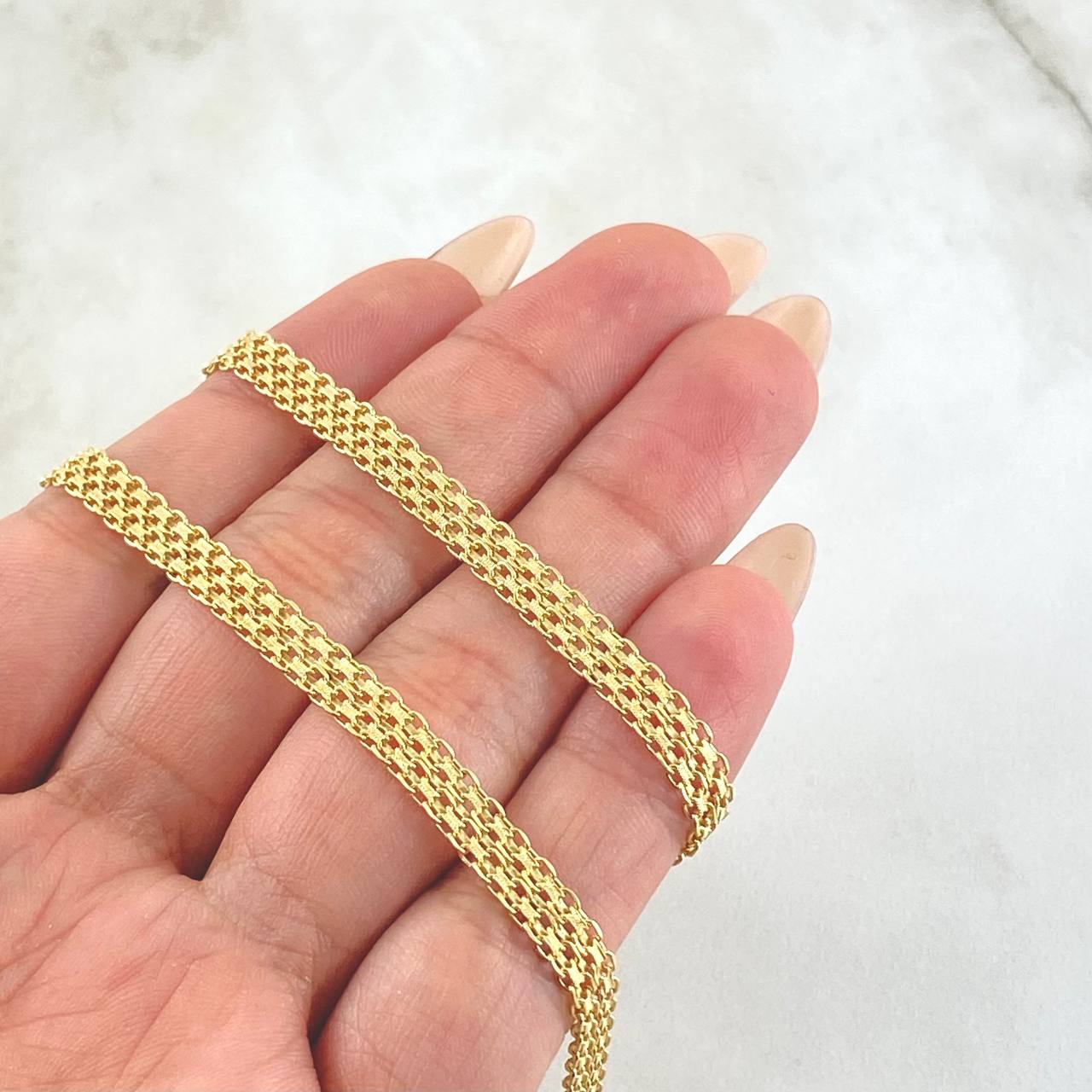 Cadena China 17.8gr / 70cm / Oro Amarillo +1 18K ©