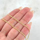 Cadena China 2.6gr / 50cm / Oro Amarillo +1 18K ©