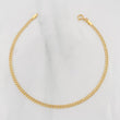 Pulso Cubano 0.85g / 19.5cm / 2.06mm Oro Amarillo 18K
