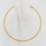Pulso Cubano 0.85g / 19.5cm / 2.06mm Oro Amarillo 18K