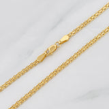 Cadena China 3.1g / 50cm / 2.17mm Oro Amarillo 18K