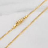 Cadena China 2.3g / 60cm / 1.2mm Oro Amarillo 18K