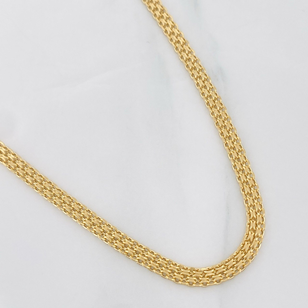 Cadena China 4.35g / 45cm / 3.28mm Oro Amarillo 18K