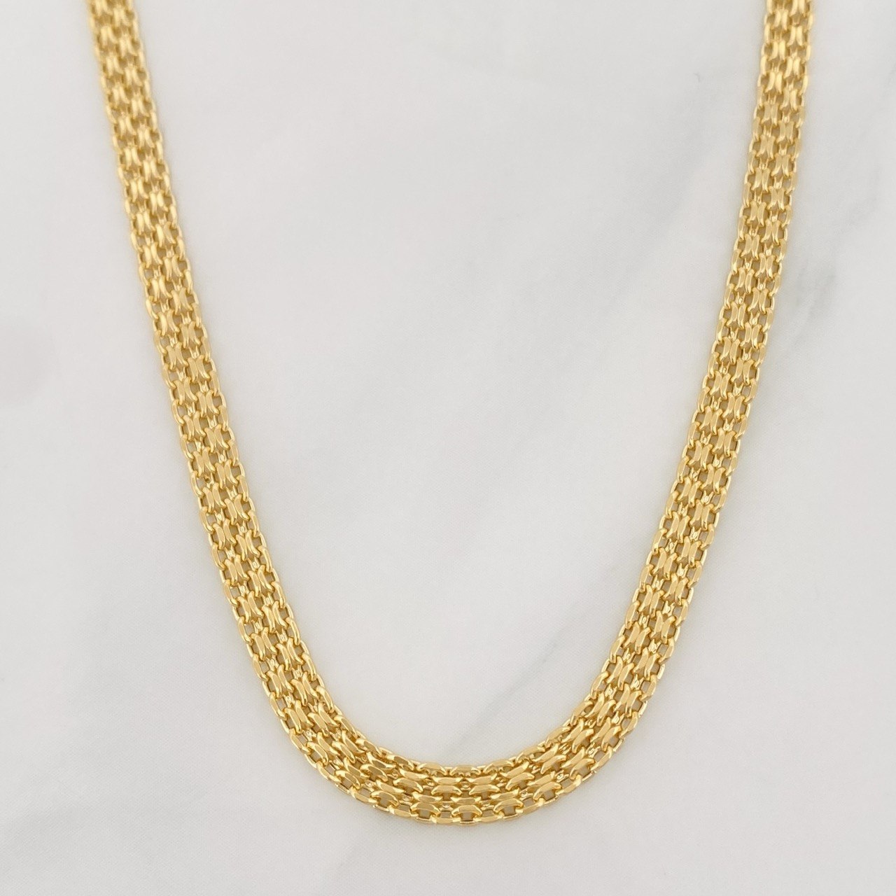 Cadena China 4.35g / 45cm / 3.28mm Oro Amarillo 18K