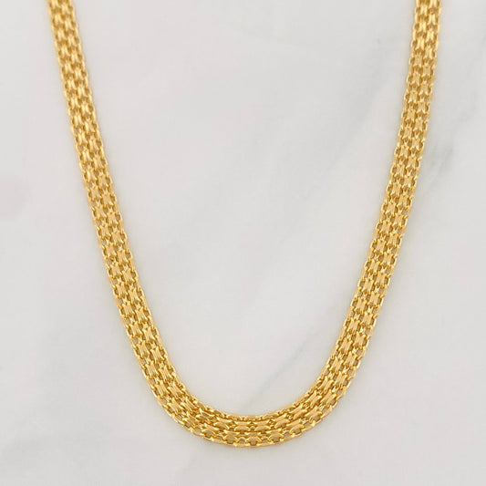 Cadena China 4.35g / 45cm / 3.28mm Oro Amarillo 18K
