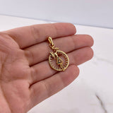 Dije Madre 2gr / 3.2cm / Circones Colores Oro Amarillo 18K $
