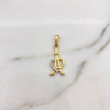 Dije Torre Eiffel Corazon 1.85gr / 3cm / Circones Blancos Dos Oros Amarillo Blanco 18K $