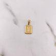 Dije Placa Letra Y 1gr / 1.9cm / Marco Liso Oro Amarillo 18K #