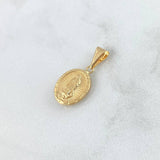 Dije Virgen Guadalupe 0.8gr / 2.2cm / Troquelado Oro Amarillo 18K
