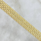 Pulso Chino 9.3gr / 20.5cm / 9.5mm Oro Amarillo +0 18K ©
