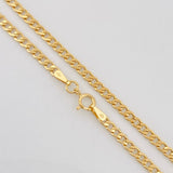 Cadena Cubana 3.05g / 60cm / 2.48mm Oro Amarillo 18K