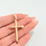 Dije Cruz 1.7gr / 4.5cm / Oro Amarillo 18K