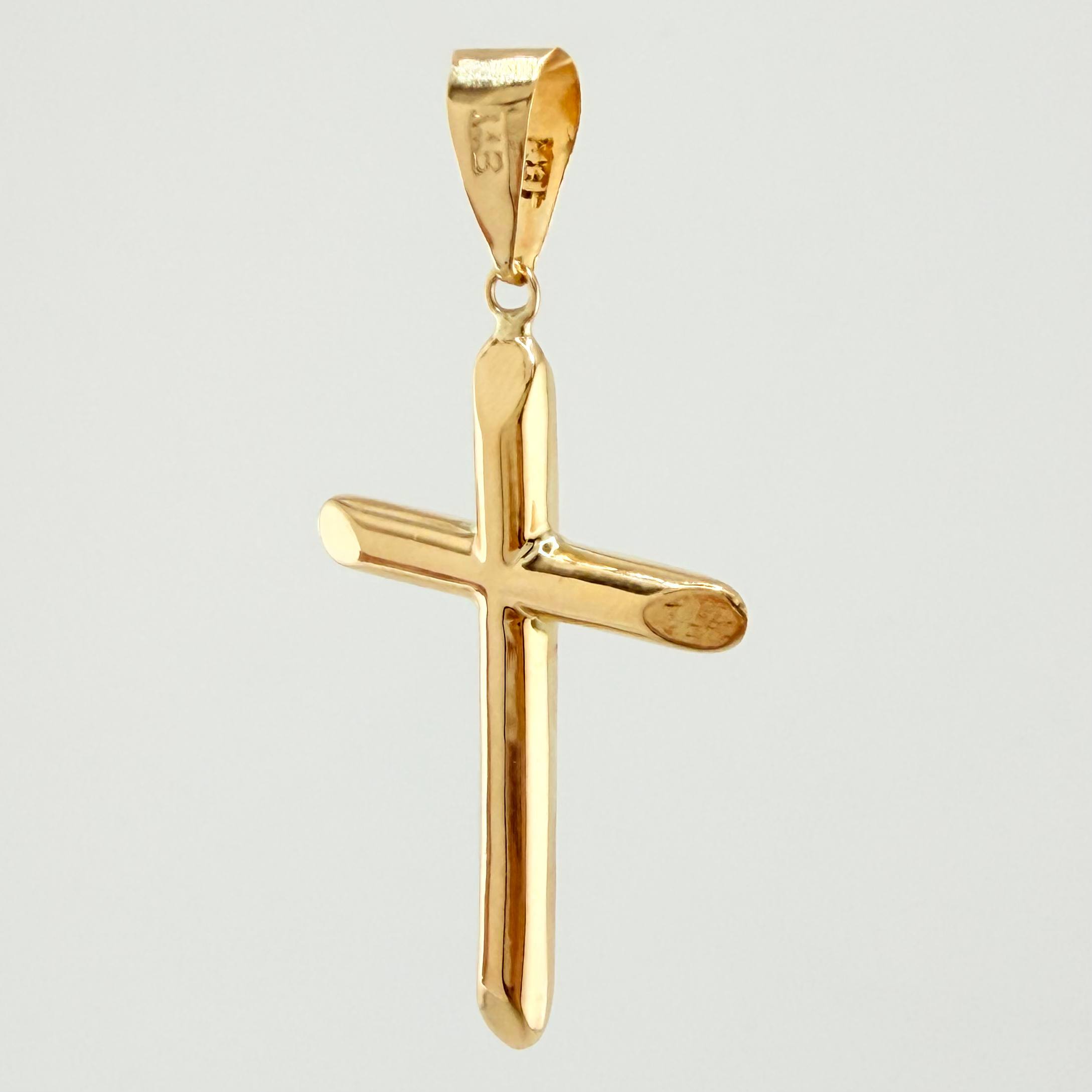 Dije Cruz 1.6gr / 4.5cm / Oro Amarillo 18K *