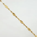 Cadena Rustica Rombo Punteado 10.75gr / 60cm / 4.3mm Oro Amarillo 18K ©