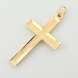 Dije Cruz Cristo 3gr / 5cm / Dos Oros Amarillo Blanco +4 18K ©