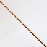 Cadena Militar 17.05gr / 60cm / 3mm Oro Rosa Nac.Esp. 18K