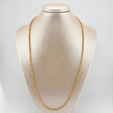 Cadena Militar 17.05gr / 60cm / 3mm Oro Rosa Nac.Esp. 18K