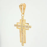 Dije Latina Superpuesta 1gr / 2.8cm / Oro Amarillo 18K *