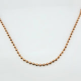 Cadena Militar 16.3gr / 40cm / 4mm Oro Rosa Nac.Esp. 18K