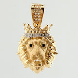 Dije León Corona 3.3gr / 2.8cm / Oro Amarillo 18K ©