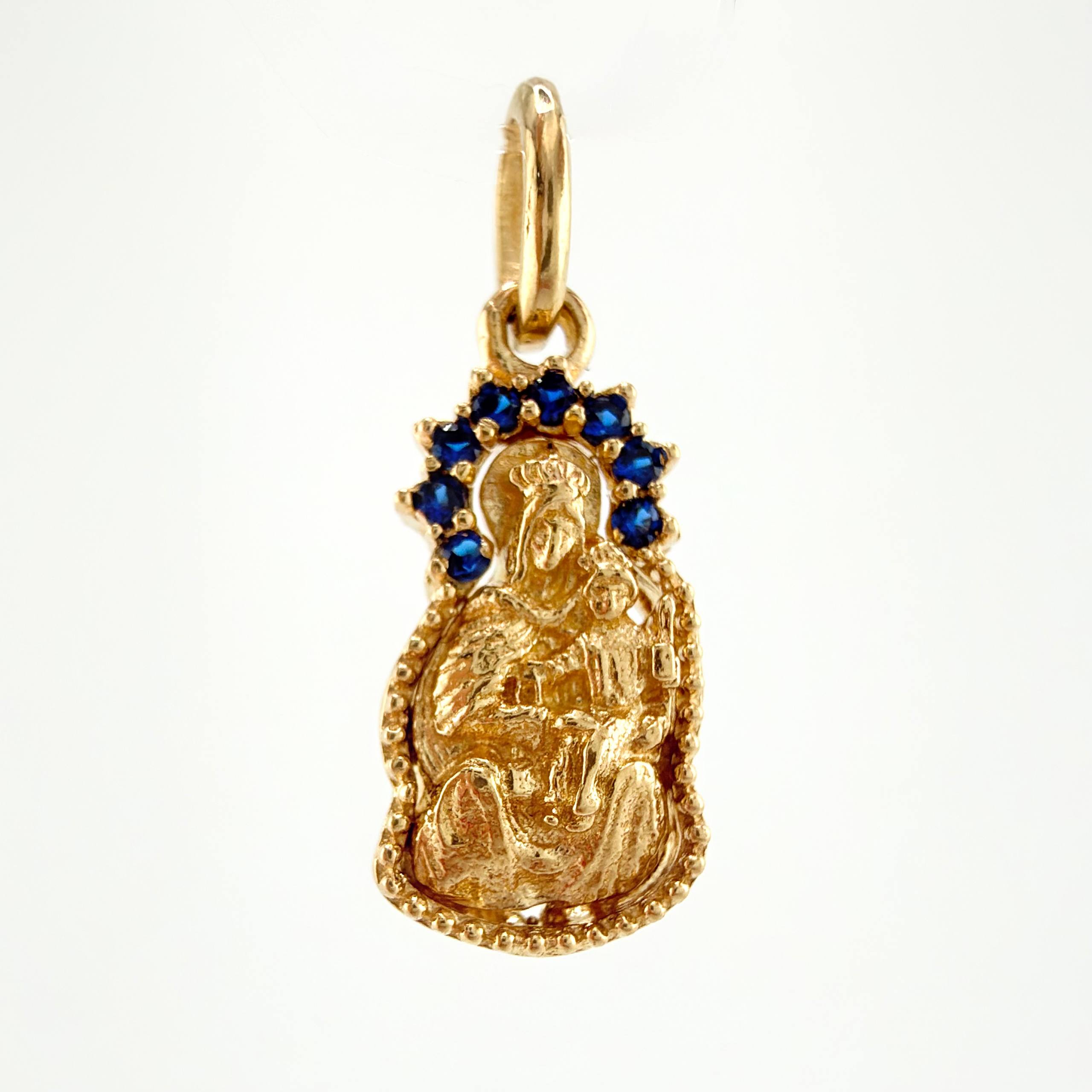 Dije Virgen Del Carmen 1.1gr / 1.8cm / Oro Amarillo 18K ©