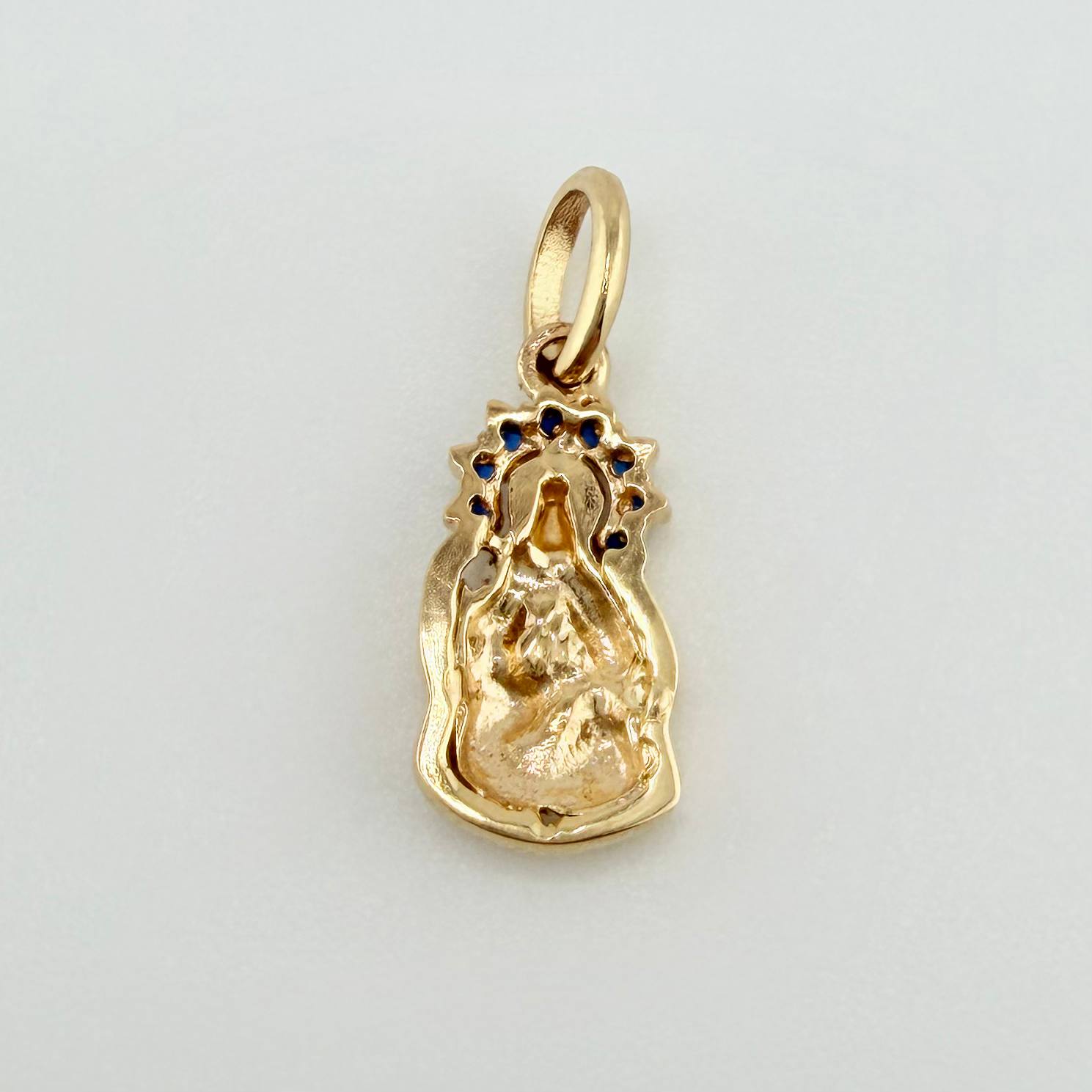 Dije Virgen Del Carmen 1.1gr / 1.8cm / Oro Amarillo 18K ©
