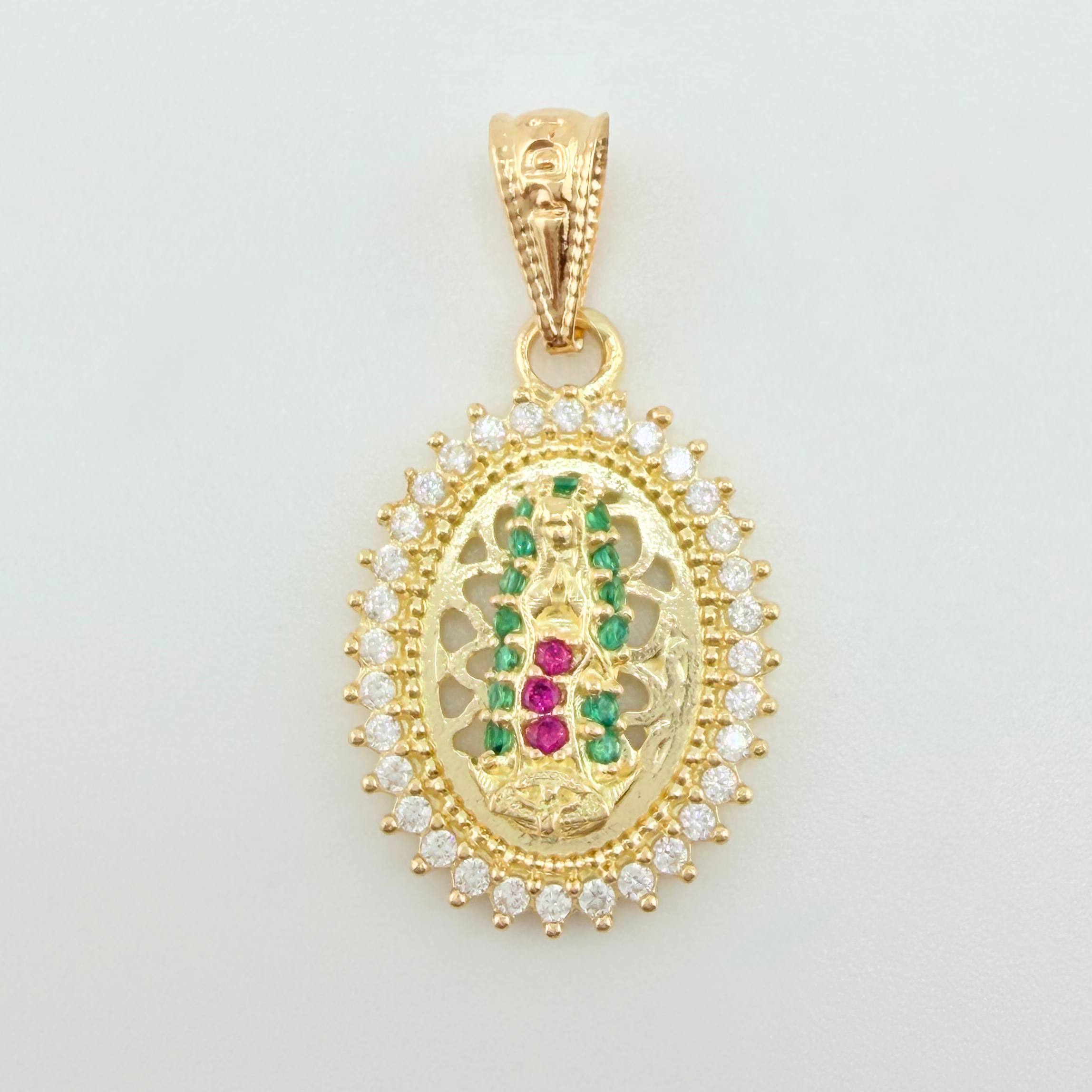 Dije Virgen Guadalupe 1.7gr / 2.3cm / Oro Amarillo 18K ©