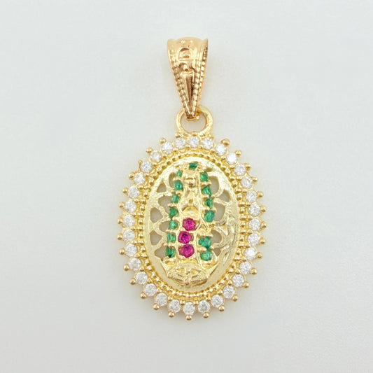 Dije Virgen Guadalupe 1.65gr / 2.3cm / Oro Amarillo 18K *