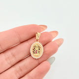 Dije Virgen Guadalupe 1.65gr / 2.3cm / Oro Amarillo 18K *