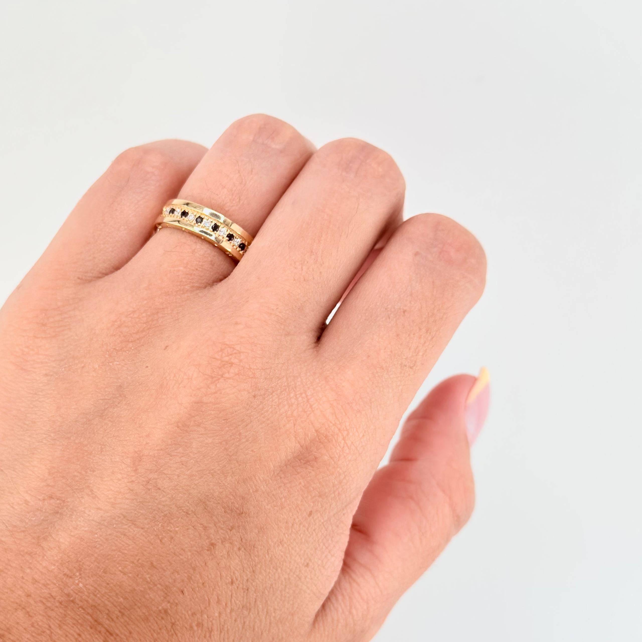 Anillo Rustico 3.35gr / T5 3/4 / Oro Amarillo 18K