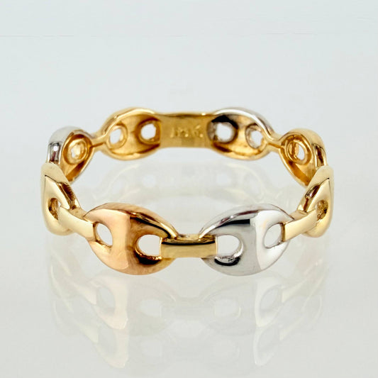 Anillo GC 1.55gr / T6 3/4 / Tres Oros 18K