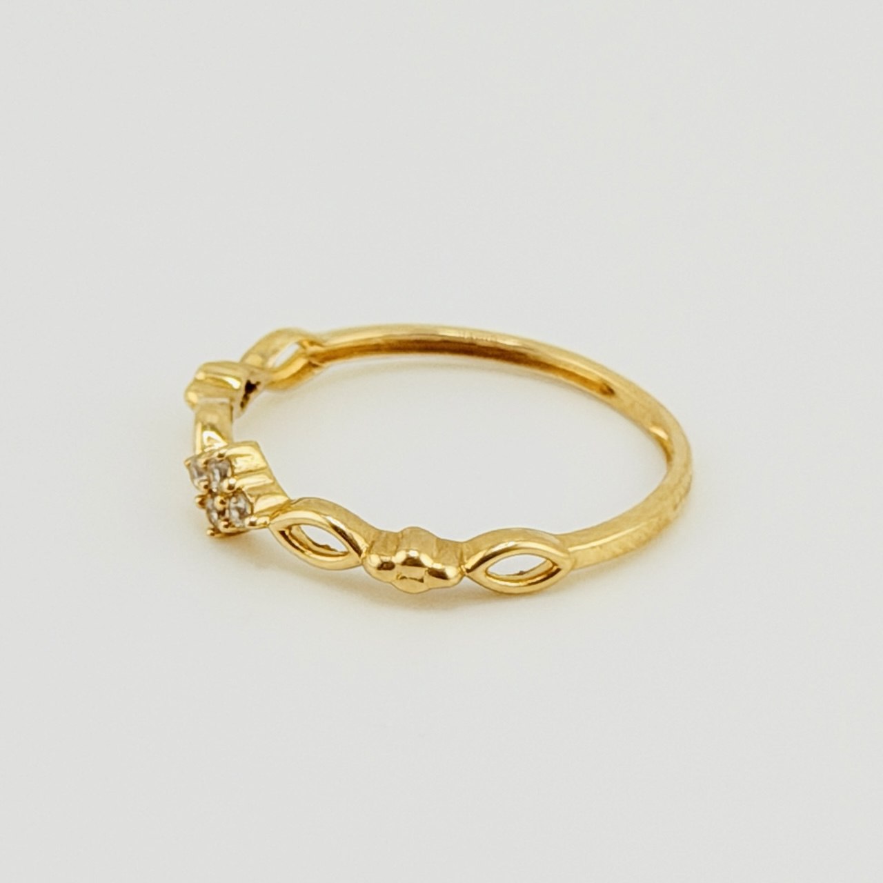Anillo Nudo De Vida 1.25gr / T5 1/4 / Oro Amarillo 18K