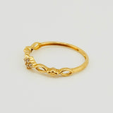 Anillo Nudo De Vida 1.25gr / T5 1/4 / Oro Amarillo 18K