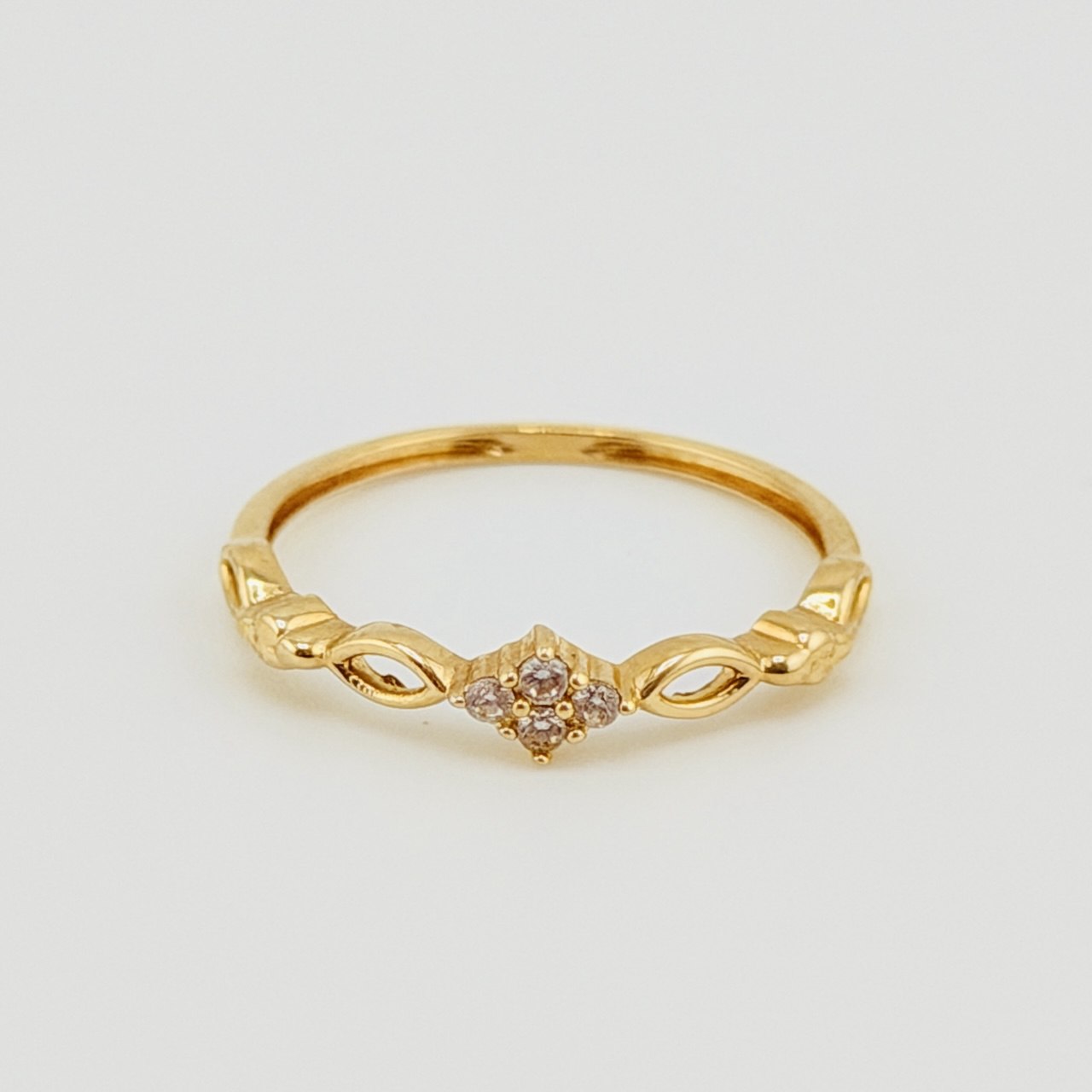 Anillo Nudo De Vida 1.25gr / T5 1/4 / Oro Amarillo 18K