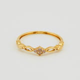 Anillo Nudo De Vida 1.25gr / T5 1/4 / Oro Amarillo 18K