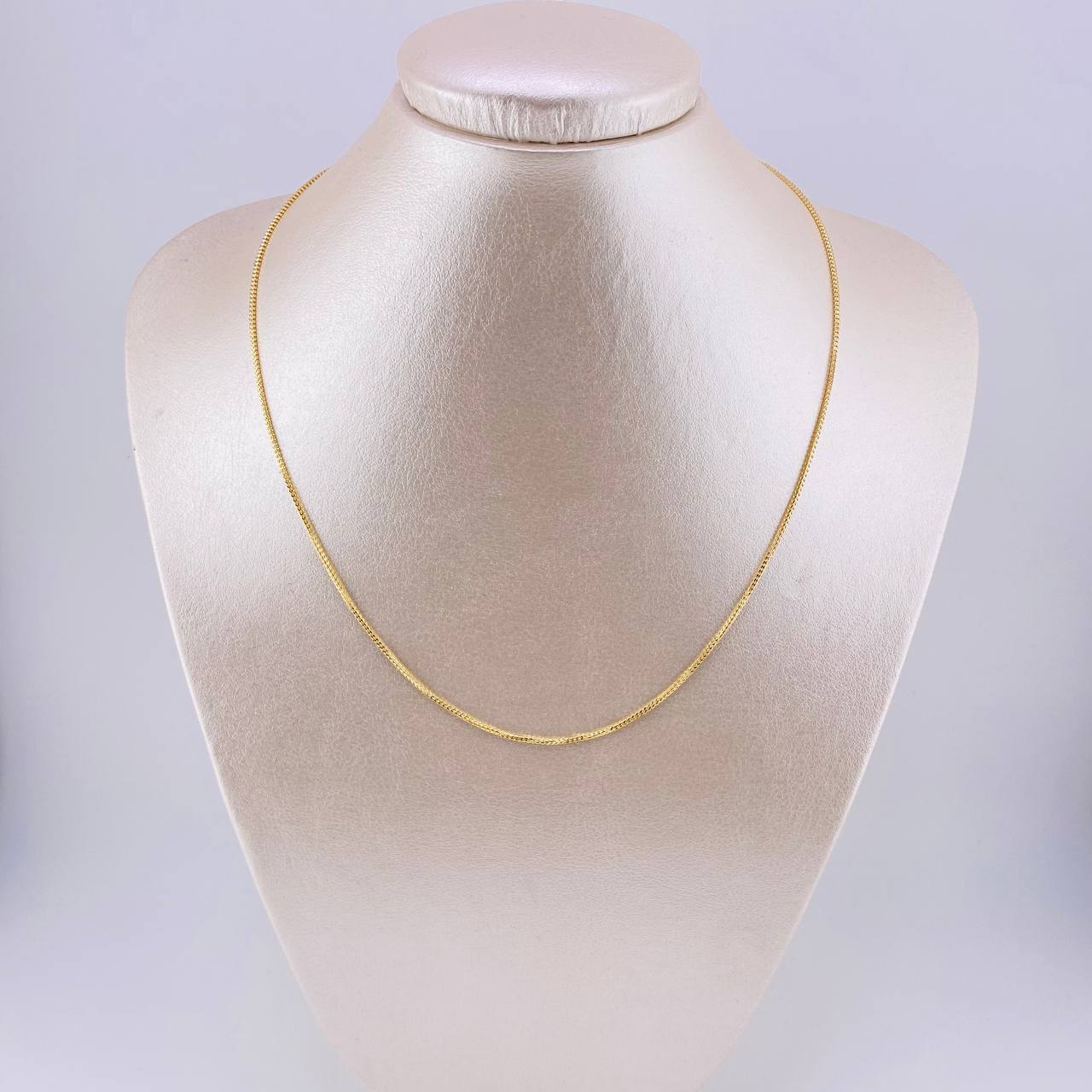 Cadena Franco 3.85gr / 45cm / 1mm Oro Amarillo +3 18K