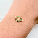 Herraje Virgen Guadalupe 0.65gr / 1.5cm / Oro Amarillo 18K