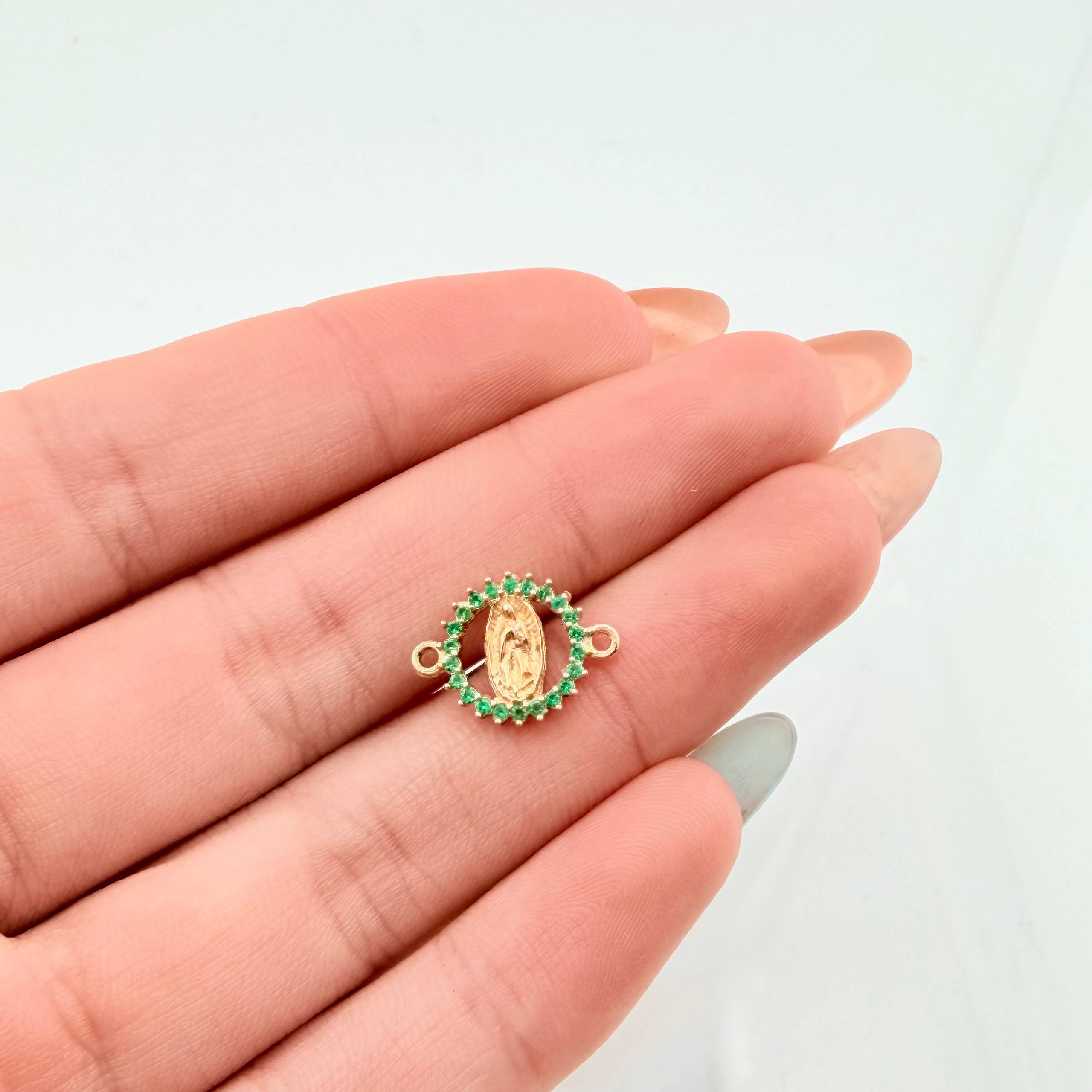 Herraje Virgen Guadalupe 0.7gr / 1.5cm / Oro Amarillo 18K ©