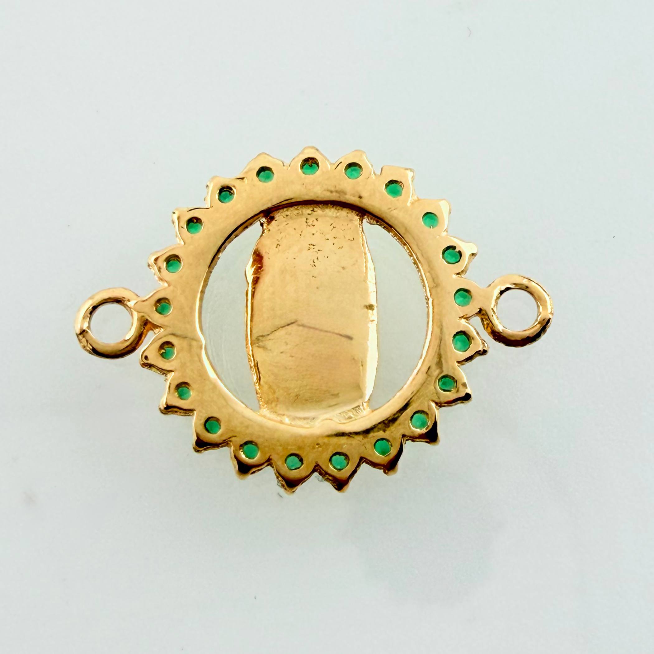 Herraje Virgen Guadalupe 1.1gr / 1.8cm / Oro Amarillo 18K