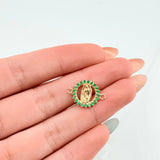 Herraje Virgen Guadalupe 1.1gr / 1.8cm / Oro Amarillo 18K