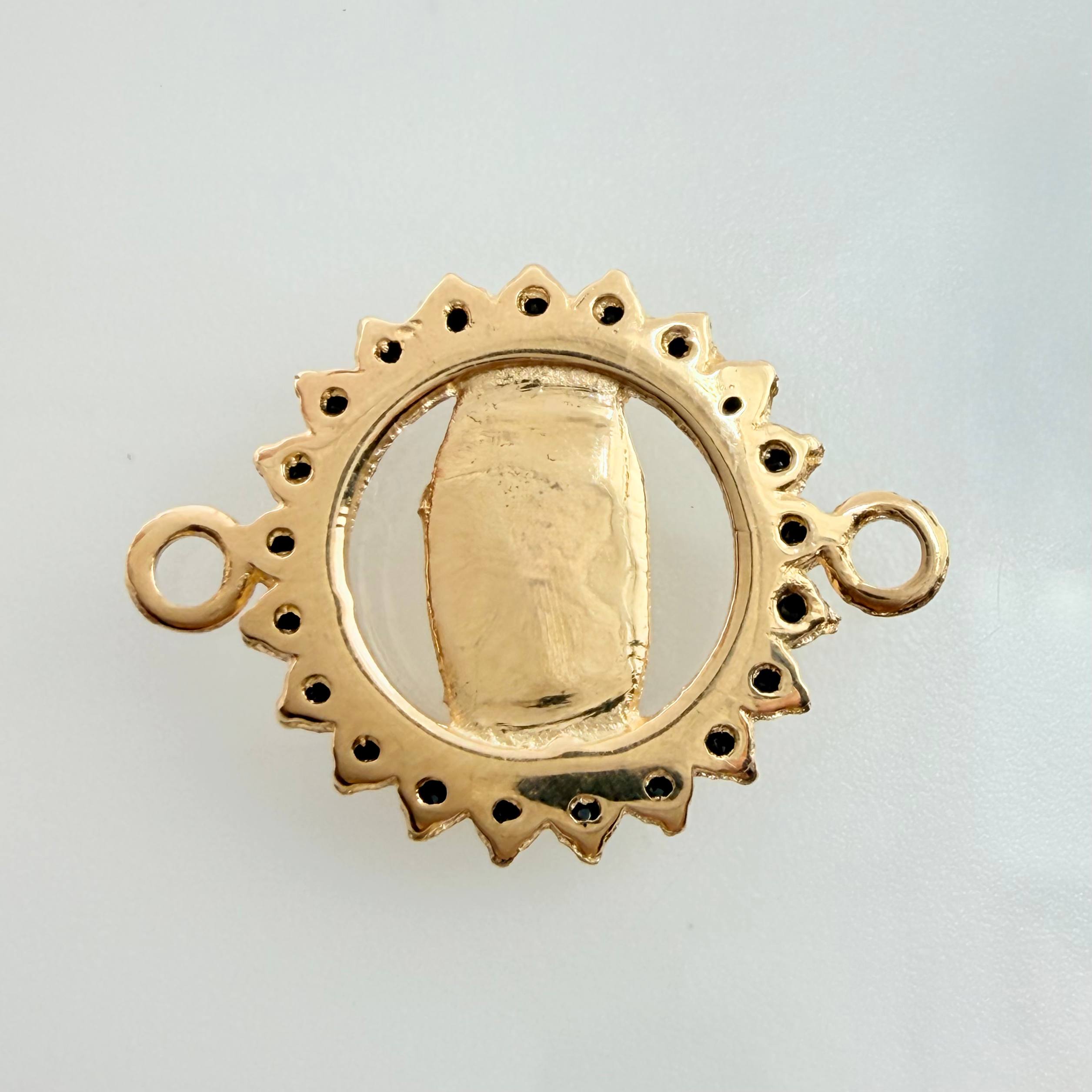 Herraje Virgen Guadalupe 1.05gr / 1.8cm / Oro Amarillo 18K ©