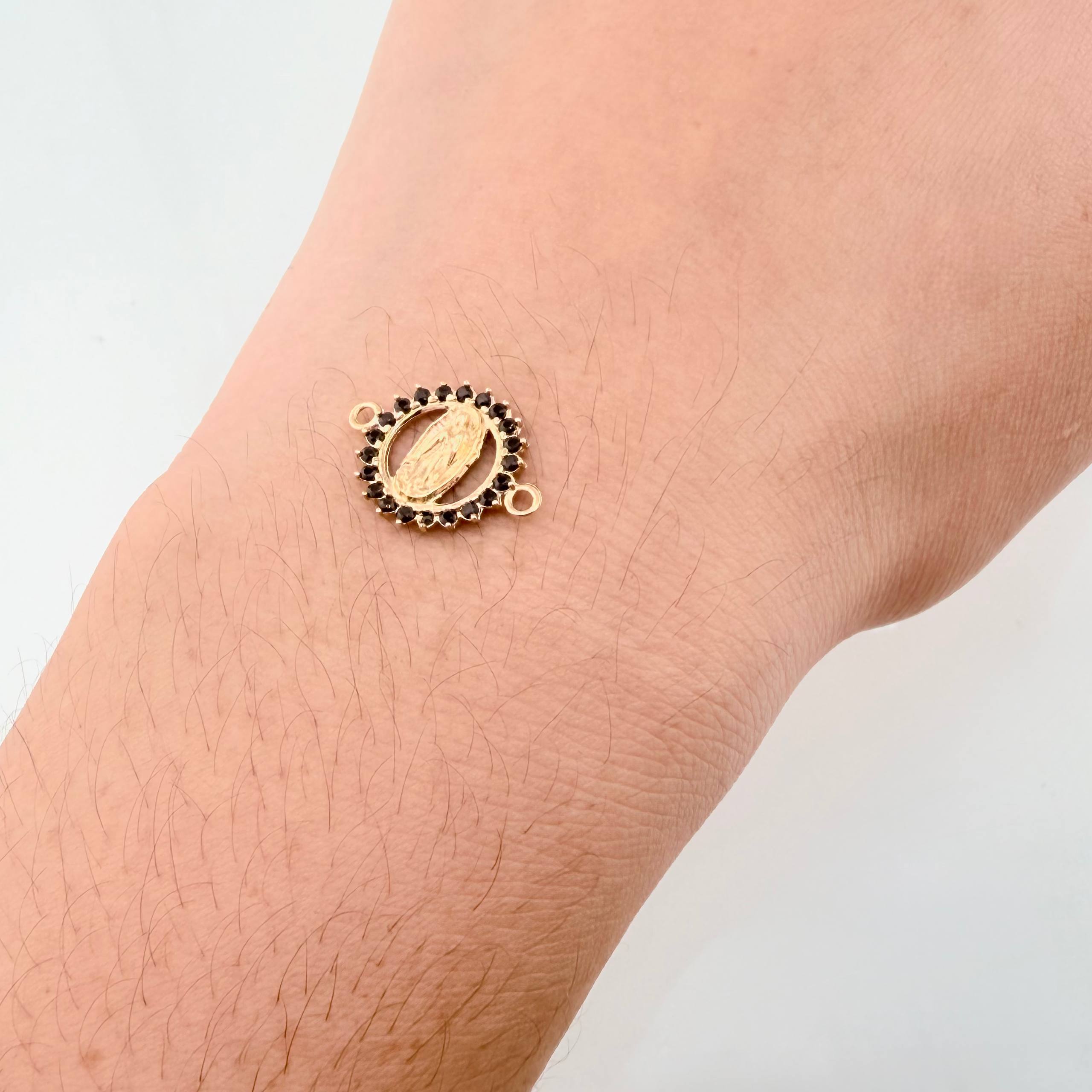 Herraje Virgen Guadalupe 1.05gr / 1.8cm / Oro Amarillo 18K ©