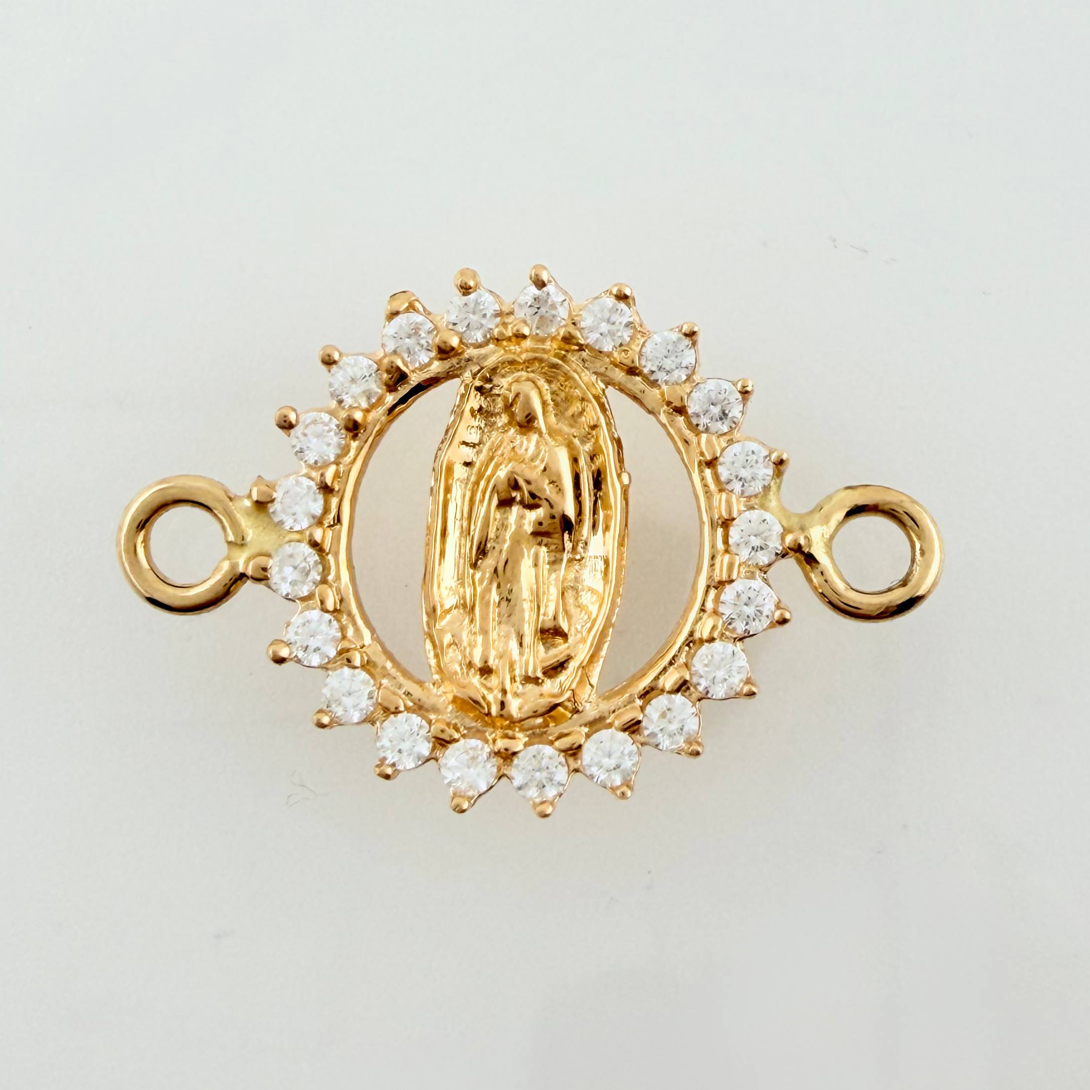 Herraje Virgen Guadalupe 0.95gr / 1.8cm / Oro Amarillo 18K