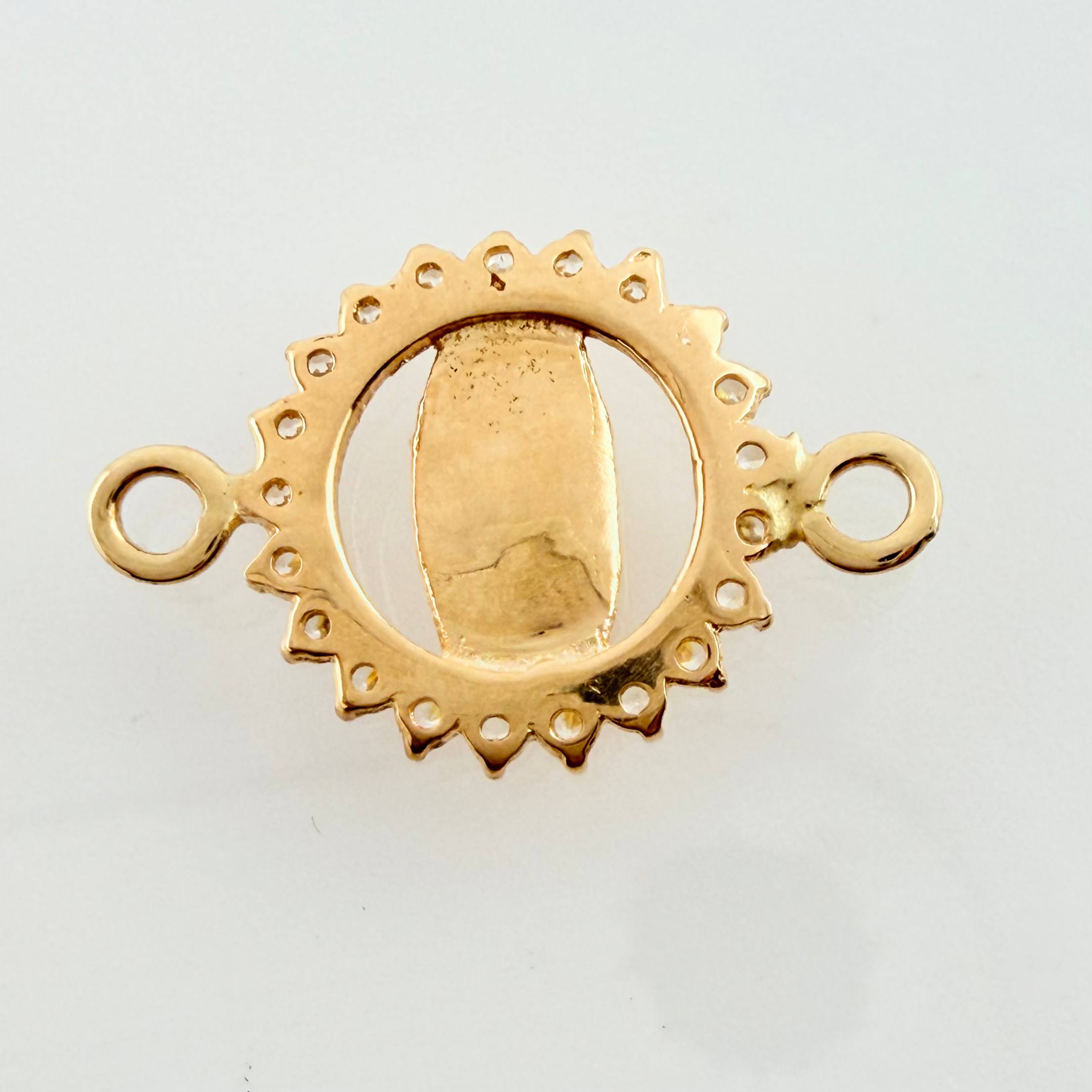 Herraje Virgen Guadalupe 1.05gr / 1.8cm / Oro Amarillo 18K