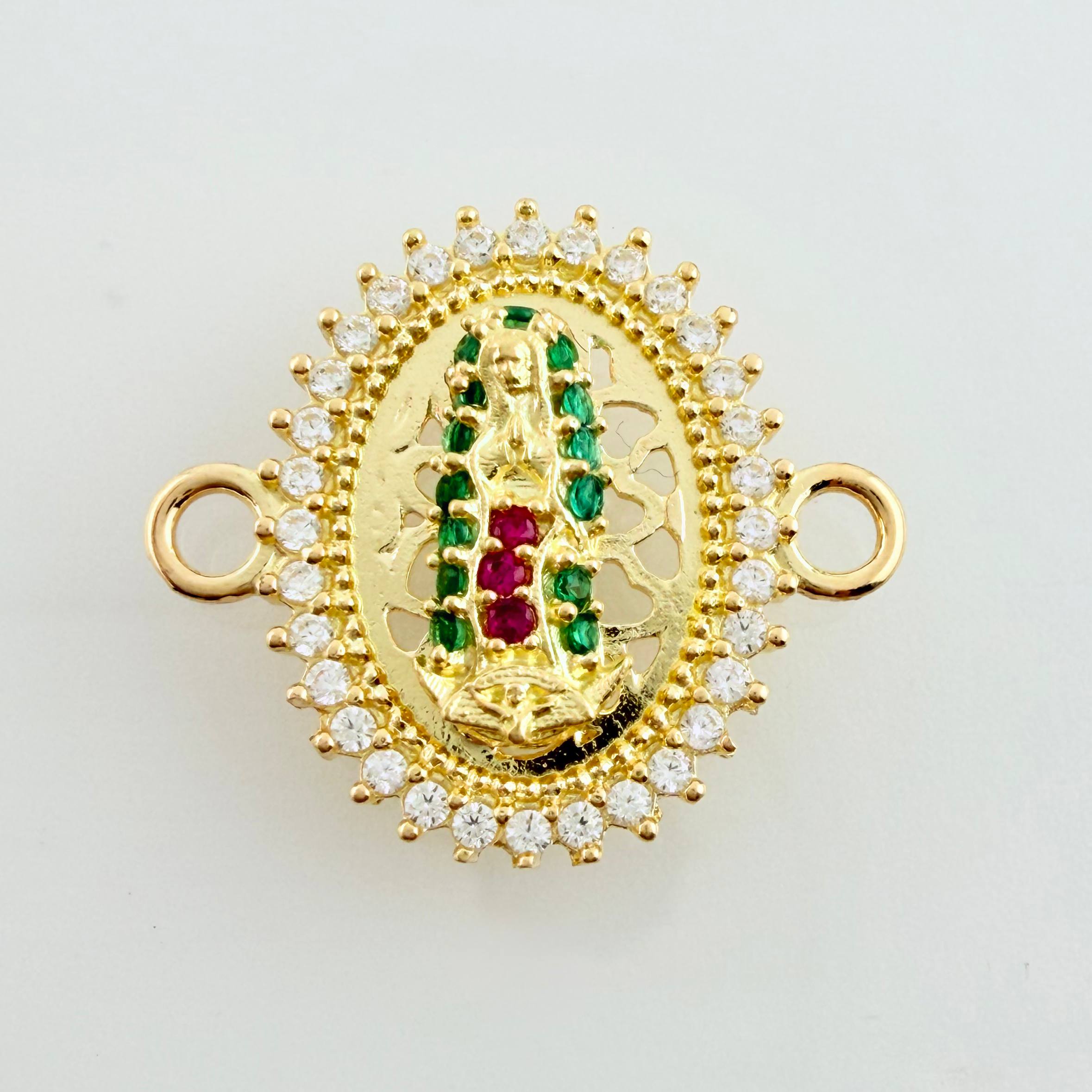 Herraje Virgen Guadalupe 1.65gr / 1.8cm / Oro Amarillo 18K ©